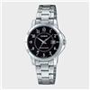 Casio LTP-V004D-1B | Orologio da polso classico da donna al quarzo con cintur...