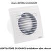 vito ESTRATTORE ASPIRATORE ARIA DA MURO VENTOLA CUCINA BAGNO 11W AIG Ø 100/110"