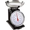 TERRAILLON - Bilancia da cucina vintage - Tara manuale, quadrante grande e vaschetta da 1 litro, capacità 5 kg - Modello Tradition 500 nero