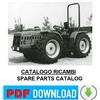 CARRARO serie 22 SUPERTIGRE Vigneto 7500 4x4 TT manuale esplosi Catalogo ricambi