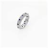 Amen Anello Rosario Donna AMEN AROZBBL-10 Argento 925% Pietre Blu Misura 10