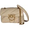 PINKO Borsa Donna Love Puff Mini Sheep Nappa 100039 Colore Beige C50Q