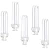 Liuyife Confezione da 5 Lampadine Tubolari PLC G24d-3 a 2 Pin 26W, Luce Bianca Fredda 65