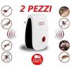 PEST REJECT X2 PEST REJECT INSETTICIDA ZANZARE SCACCIA TOPI INSETTI REPELLENTE ULTRASUONI