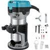 VEVOR Rifilatore Fresatrice Verticale per Legno Elettrica con 3 Pinze e 1 Base