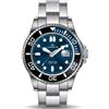LORENZ SCUBA PROFESSIONAL 26168BB Orologio Uomo Blu Automatico Acciaio Ghiera Ne
