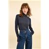 Molly Bracken Maglia da donna Molly Bracken in jersey pregiato collo alto e maniche lunghe
