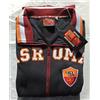 AS ROMA Felpa Retrò Full Zip Nera XXL SWEA-S78AD Vintage Metà Anni 2000
