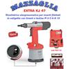 FAR EXTRA KJ47 RIVETTATRICE OLEOPNEUMATICA X INSERTI FILETTATI M4-M10 705116