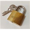 DOMUS LUCCHETTO CATENACCIO DI SICUREZZA AD ARCO IN OTTONE DOMUS MM. 30 + 2 CHIAVI