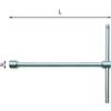 Usag Chiave a t semplice con bocca esagonale 275 - 17mm