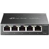 TP-Link TL-SG605E Easy Smart Managed Switch Ethernet 5 Porte RJ45 Gigabit, Facil