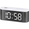 Trevi Sveglia Ec 883 Bl Snooze White e Black QS0088301