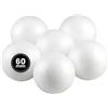 Creativ Sfera, diametro: 8 cm, polistirene, 5 pezzi