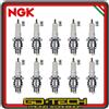 NGK KIT 10 CANDELE NGK BR8HS a PASSO CORTO con NOTTOLINO SVITABILE 4322 ORIGINALI