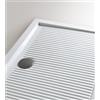Piatto doccia 80x120 1^scelta rettangolare in ceramica bianca Ferdy Azzurra
