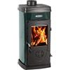 La Nordica Extraflame stufa a legna Super Junior verde 5 kw 143 m³ riscaldabili