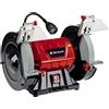 Einhell Smerigliatrice Combinata Da Banco 185W, Mole Ø200 x Ø32 x25Mm, 2980Gir/Min + LED