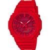 Casio G-SHOCK CLASSIC GA-2100-4AER Orologio Cronografo Uomo Resina Rosso