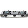 Does not apply NJ NGB-S3 Fornello a Gas per Interni, 3 Fuochi, Portatile, Piano Cottura a Gas G