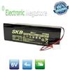 SKB BATTERIA 6V 4A PIOMBO GELERMETICA LAMPADA EMERGENZA OVA ALLARME SKB*COME FG10406