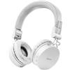 TRUST TONES CUFFIE BLUETOOTH SENZA FILI WIRELESS PIEGHEVOLI SMARTPHONE PC BIANCA