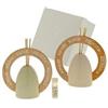 PuntoCasaStore® 1 Pz Arco profumatore diffusore in porcellana con cerchio in legno con scritte h