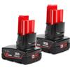 Powarobor 2 M12B6 12V 6.0Ah Batteria per Milwaukee M12 XC Tools 48-11-2460 | Bat
