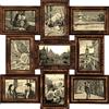 empireposter Empire Merchandising 739612 Budapest Rame Collage Multi Shot Cornice portafoto Cornice di plastica Vetro rondelle 9 Foto 10 x 15, Legno, Multicolore, 50 x 50 x 2 cm