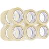 Amazon Basics Nastro da imballaggio, da 4.8 cm x 66 m, spessore di 0.04 mm (12 rotoli), trasparente