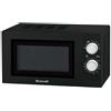 BRANDT - Microonde Solo Meccanica 20L - 800W - 6 livelli di potenza di cottura - Timer 35 minuti - Cavità enamelite - Nero