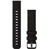 Garmin Cinturino Originale Garmin per Forerunner 255S, 265S, Venu 3S, 2S, vivoactive 4S e vivomove 3S, 18mm, Sgancio rapido, Silicone, Black & Slate