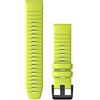 Garmin Cinturino Originale serie Venu, Venu Sq, Venu Sq 2, Forerunner 55, 245, 645, vivoactive 3, vivomove 3, Style, Luxe, Sport e Approach S12, S40, S42, 22mm, QuickFit, Silicone, Amp Yellow