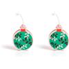 martini SPA - Xmas Collection - Spugna a forma di pallina di Natale in poliuretano con cordino, colore rosso e verde, 12.5x10.4x2.8cm, 23g, 1 unità (Confezione da 2)