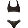 Calvin Klein SG Completo donna CK CALVIN KLEIN bralette e perizoma elastico a vista cotone el