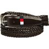 Tommy Hilfiger SG Cintura uomo TH TOMMY HILFIGER pelle intrecciata alta cm 3,5 articolo XM0XM02