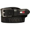 Tommy Jeans SG Cintura uomo TH TOMMY JEANS tessuto logato alta cm 3 articolo XM0XM02490