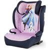 TataWay in viaggio si cresce Disney Seggiolino auto Frozen con attacco ISOFIX per la sicurezza delle bambine con altezza da 100 a 150 cm con grafiche della principessa Elsa, Anna ed il simpaitco Olaf su fondo viola