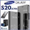 COVER FLIP PER SAMSUNG GALAXY S20 ULTRA CUSTODIA LIBRO SPECCHIO CLEAR VIEW 360°