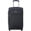 DELSEY PARIS Helium DLX Softside - Bagaglio espandibile con 2 ruote, nero, da portare con sé, 53,3 cm, bagaglio espandibile Helium DLX Softside con 2 ruote, Nero, Carry on 21 Inch, Helium Dlx