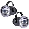 shard-lab 2 PZ. EFFETTO LUCE STROBOSCOPICA STROBO DJ DISCOTECA 75W x 2 alta luminosita'