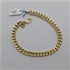 BRACCIALE DA UOMO A MAGLIA GRUMETTA IN ORO GIALLO 18KT 5,9 GRAMMI (7857)