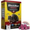 BlockRat Veleno per Topi E Ratti Esca Topicida Potente Uso Esterno/Interno Casa 300g
