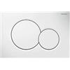 Geberit PLACCA DI COMANDO GEBERIT DUE TAST SIGMA 01 BIANCA 155.770.11.5