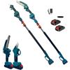 Acd & Shop Br&co Kit Potatura 3 IN 1 Con Asta Telescopica + Mini Motosega "6" + Cesoia a Batteria