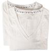 LVB SG T-shirt uomo LVB LOVABLE mezza manica scollo v confezione 2 capi bio cotton c