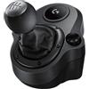 Logitech Leva di Cambio per Logitech a 6 Marce Con Manopola Ad H, Pomello ‎In Vera Pelle