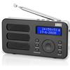 August Radio Digitale Portatile DAB+/DAB/FM - August MB225 - Funzione RDS, 40 Preset -