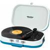 TREVI Giradischi Portatile Bluetooth Vinili 33 / 45 / 78 Giri Aux In Trevi TT 1020 BT