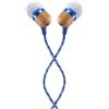 MARLEY Auricolari In Ear Stereo Jack 3.5 mm colore Blu Marley Smile Jamaica EM-JE041DN